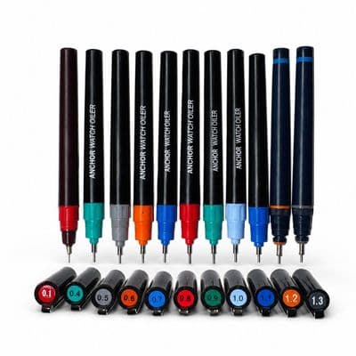 ONE Model Railway Micro Oiler Pin Nib Precision Lining Detailing Pen. Various Size Options.