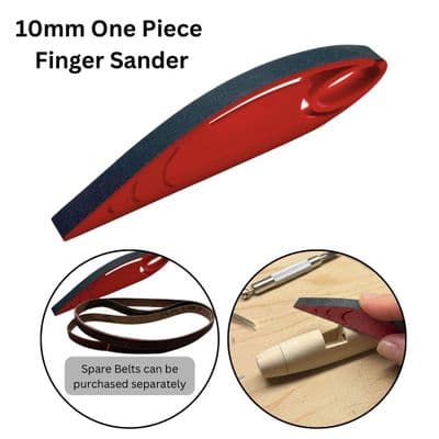 One Piece Finger Sander, 10mm. Hobbies, Dollshouse, Miniature. X7081