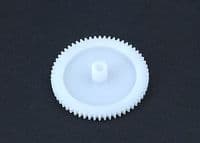 Pack of 10, 40 mm Diameter Plastic Cog Wheels for 4mm Motor Shaft, 60 Tooth Gears. S7095
