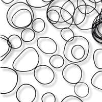Pack of 100 Round Gaskets, Sizes 14 -30mm, 0 Rings Seal Rubber Washers, Watch Repair. J2005