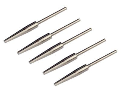 Pack x 5 Replacement Sandpaper Holding Split Arbors, Dremel Proxxon  2.35mm 3/32