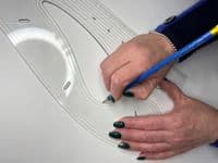 Pattern Maker Ruler/Curve Tool, UK Made. S7917