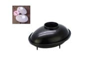 Pebble Stone Shape Mould for Concrete with Tealight Candle Holder, DIY.  S7844