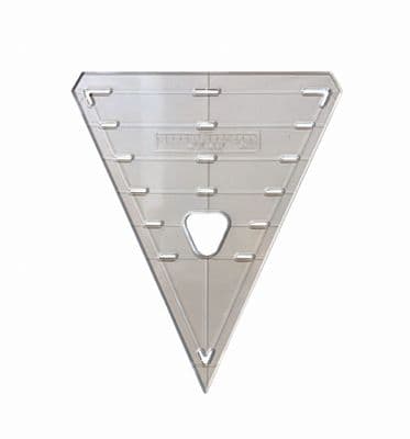 Plastic Bunting Templates, Choice of Shape, Clear Plastic, Pennant, Flag, Triangle. S7886