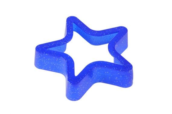 Plastic Cookie Cutter, Five Point Rounded Star, 67cm from Point to Point.