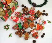 Plastic Cookie Cutter, Gingerbread People. S7308