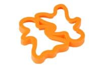 Plastic Cookie Cutter Set, Gingerbread People and Star. S7806