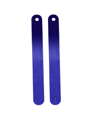 Plastic Rolling Spacer Plates, Set of 2, 2mm  for Metal Clay, PMC Clay, Jewellery Making. J2154