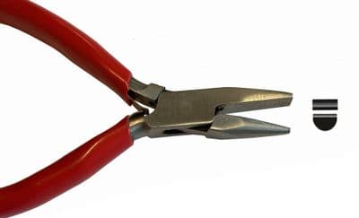 Pliers, Flat /External Half Round Nose  Jewellery Making Forming Beading Wire Wrapping. J2404
