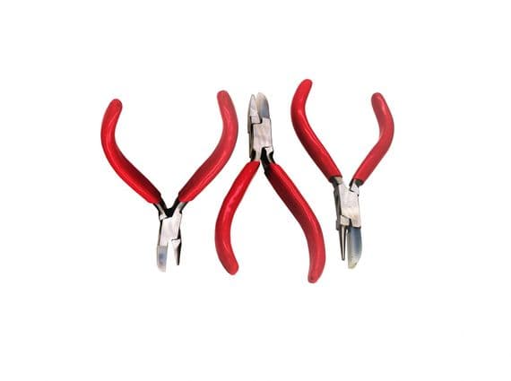 Pliers, Set of 3 Nylon Jaw Wire Forming Shaping Pliers Jewellery Making. J2323