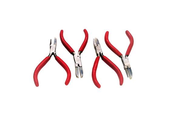 Pliers, Set of 4 Nylon Jaw Wire Forming Shaping Pliers Jewellery Making. J2030A