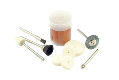 Polishing & Cleaning Kit. Mini Jewellery Craft 10 Piece Set. S7099