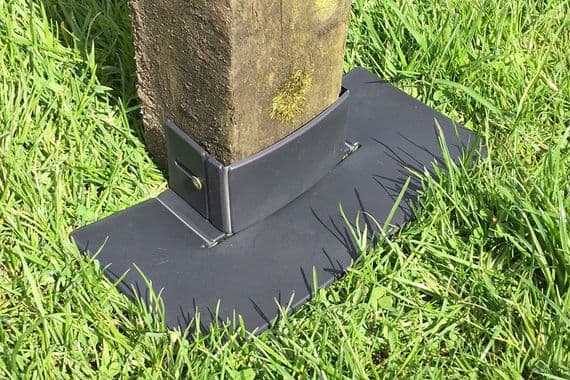 Post-Tector Fence Post Protector Guard Shields, Fits 3