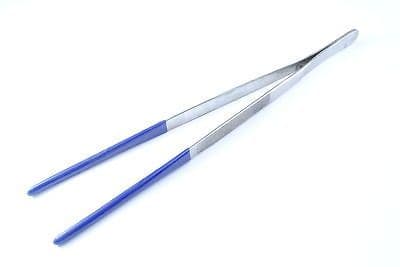 Proops 1 x Plastic Coated Tip Steam Ultrasonic Cleaner Tweezer 10" 25.5cm. S7173