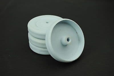 Proops 4 x 37mm dia 4mm Bore Wheels GREY. Toy Car. S7345