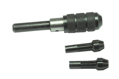 Proops Pin Chuck Set +3 Collets 0mm to 2.5mm Drill Bits Suit Lathe Vice & Drills. M0250
