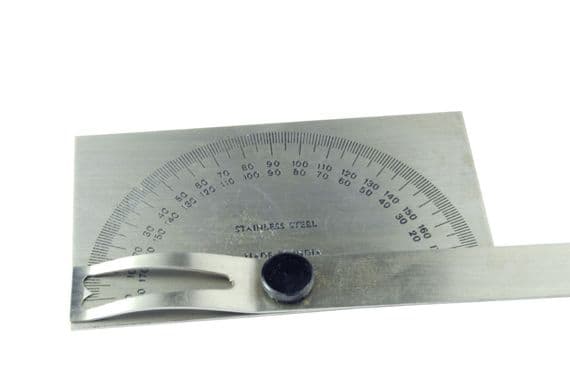 Proops Stainless Steel Riveted Protractor M0003