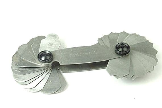 Radius Gauge 17/64" to 1/2". M0118