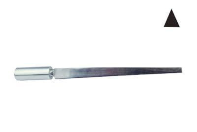 Ring Mandrel,  Steel with No Markings, Triangular Shape. J2319