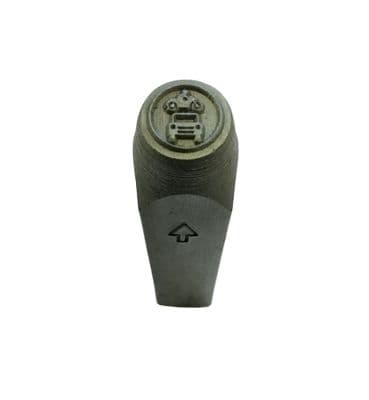 Road Sign Design Metal Stamp, No Motor Vehicle.