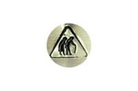 Road Sign Design Metal Stamp, Slow Down Elderly People.