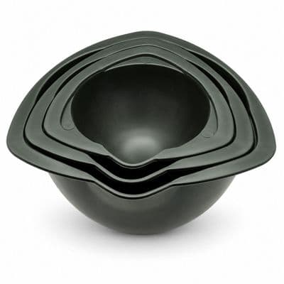 Rubber Mixing Bowl, Set of 3,  90mm, 115mm, 135mm. Investment mixing, Wax casting,  jewellery S7362