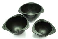 Rubber Mixing Bowl, Set of 3,  90mm, 115mm, 135mm. Investment mixing, Wax casting,  jewellery S7362