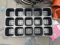 Seed Tray with 15 Cells, Full Size. Various Quantities, UK Made. X1156