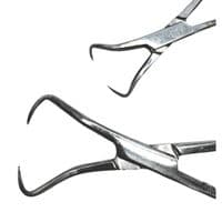 Set of 2 Towel Clamp Forceps, One 5
