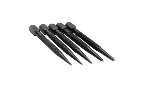 Set of 5 Square Head Centre Punches.  M9355