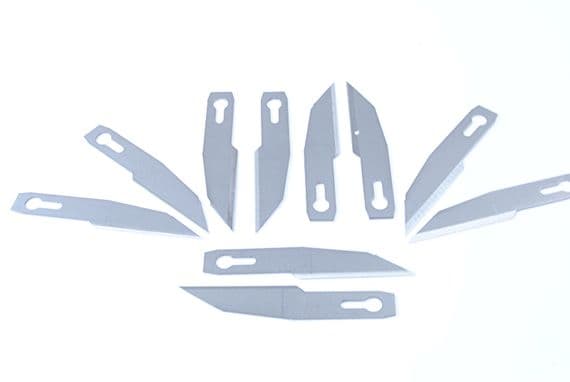 Slim Knife Blades, Pack of 10. C6006