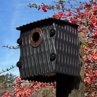 Small Bird Nesting Box with 32mm Entrance Hole (FREE HOLE COVER).  S7927. Linic Products UK Made