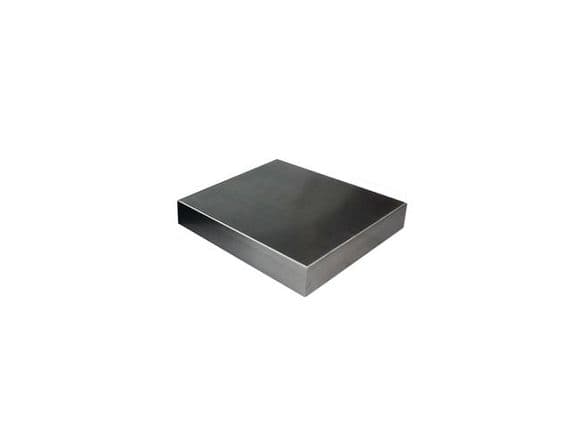 Solid Steel Hardened Doming Bench Block Anvil 100 x 100 x 20mm. J1161