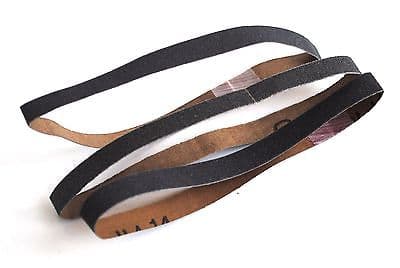 Spare Belts x 3 150 240 320 Grit for our 20mm Spring Loaded Finger Sander. W3297