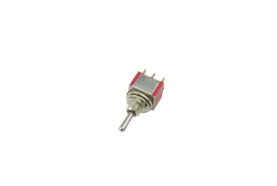 SPDT Miniature Toggle Switch on-off-on 1Circuit 3A 250V 5a 125 vac 12 x 7 mm. E3303