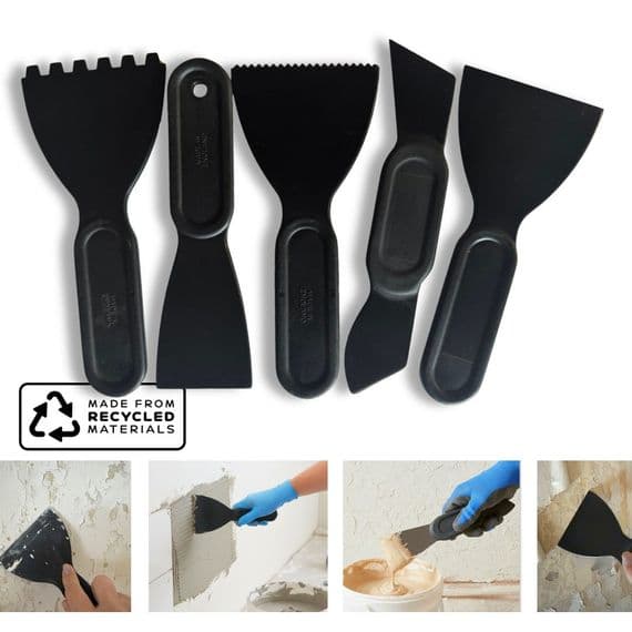 Spreaders, Set of 5. DIY, Pastry Scraping, Filling, Putty Knife etc. X7092. Linic Products UK Made