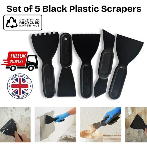 Spreaders, Set of 5. DIY, Pastry Scraping, Filling, Putty Knife etc. X7092. Linic Products UK Made