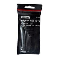 Stanley 7 English Hex Allen Keys 5/64