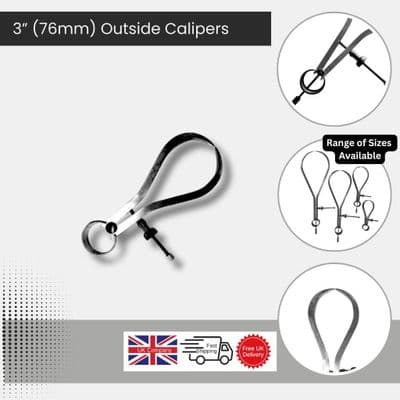 Steel Construction Outside Caliper. Various Sizes to Choose from.