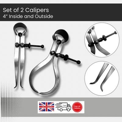 Steel Construction Set of 2 Calipers, 4