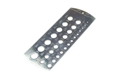 Steel Twist Drill & Machine Tap Gauge, Fractional 1/16 - 1/2