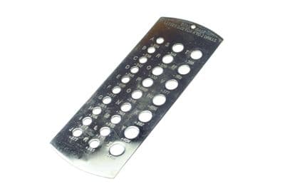 Steel Twist Drill & Machine Tap Gauge, Letter Size A - Z. M0420