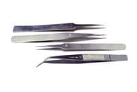 Super Fine Quality Set of 4 Stainless Steel Tweezers. 4, GG, MM and 6