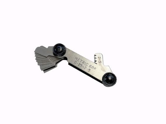Thread Gauge - Metric 60 Degree 0.25 - 2.5. M0115
