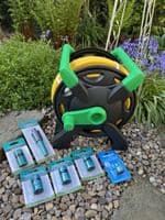 Thru Feed Hose Reel with 25 metre Hose & Connectors.  X7082