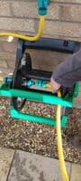 Thru Feed Hose Reel without Hose, Holds up to 30 metre Hose. X8180