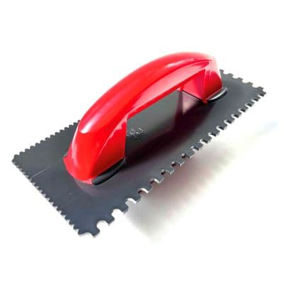Tiling Float Notched Comb 270mm x 110 mm RED. S7181 Linic Products UK Made