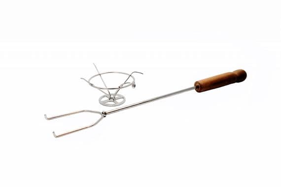 Torching Basket Set with Handle and Fork for Enamelling. J2344