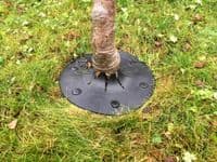 Tree-Tector Tree / Shrub Rubber Mat Guard Protector Barrier for Grass and Weed Control. X8139