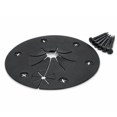 Tree-Tector Tree / Shrub Rubber Mat Guard Protector Barrier for Grass and Weed Control. X8139
